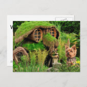 Yorkie New Address Ankündigungspostkarte (Vorne/Hinten)