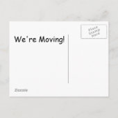 Yorkie New Address Ankündigungspostkarte (Rückseite)