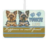Yorkie niedlich autolufterfrischer (Vorderseite)