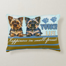Yorkie niedlich dekokissen