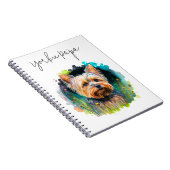 Yorkie Notebook Notizblock (Rechte Seite)