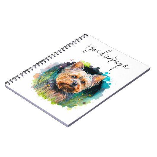 Yorkie Notebook Notizblock (Linke Seite)