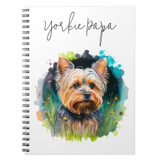 Yorkie Notebook Notizblock (Vorderseite)