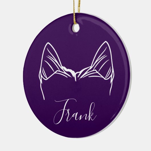 Yorkie Ornament (Om Logo) (Links)
