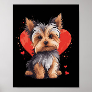 Yorkie Owner Mama Vater Yorkshire Terrier Dog Love Poster