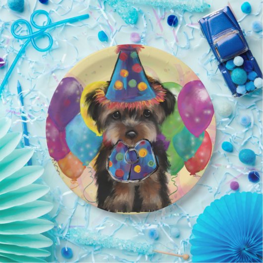 Yorkie Pappteller (Party)