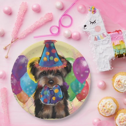 Yorkie Pappteller (Party)