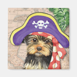 Yorkie Pirat Magnet