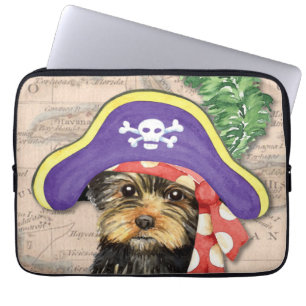 Yorkie Pirate Laptopschutzhülle