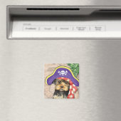 Yorkie Pirate Magnet (In Situ (Geschirrspüler))