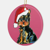 YORKIE POLO KERAMIKORNAMENT (Links)