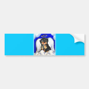 Yorkie Poo Angel Autoaufkleber