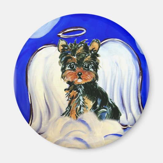 Yorkie Poo Angel Magnet (Vorne)