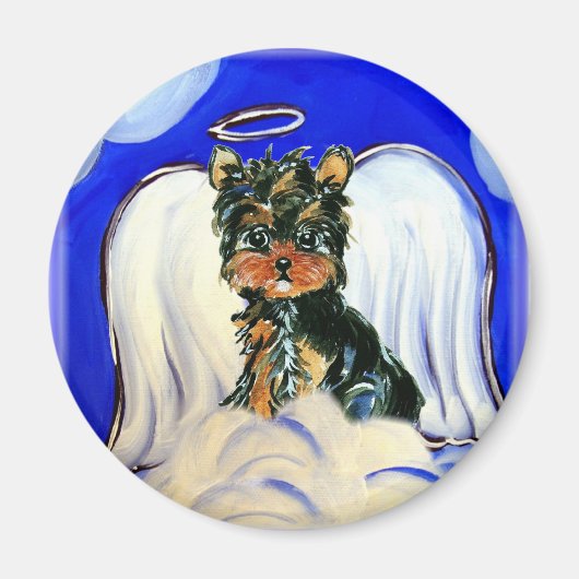 Yorkie Poo Angel Magnet (Vorne)