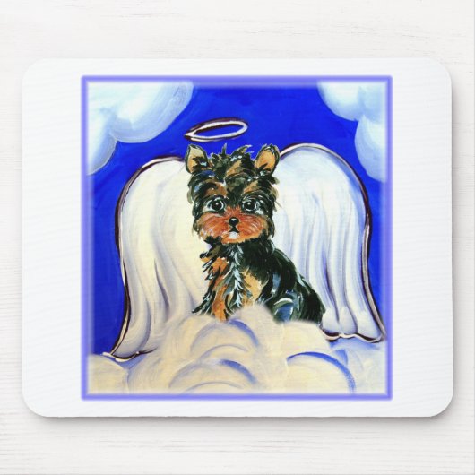 Yorkie Poo Angel Mousepad (Vorne)