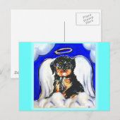 Yorkie Poo Angel Postkarte (Vorne/Hinten)