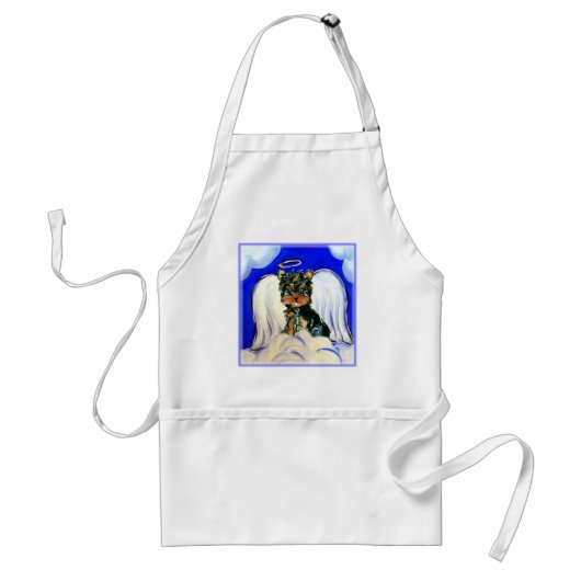 Yorkie Poo Angel Schürze (Vorne)
