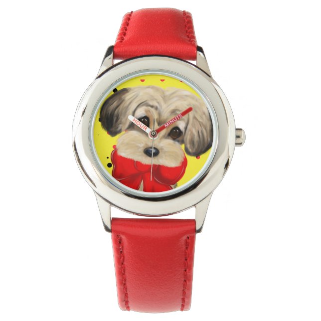 YORKIE POO ARMBANDUHR (Vorderseite)
