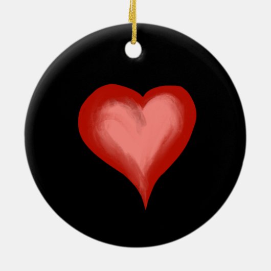 YORKIE POO ARTIST IN PARIS KERAMIK ORNAMENT (Hinten)