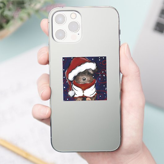 Yorkie Poo Aufkleber (Telefon)