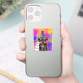 YORKIE POO AUFKLEBER (Telefon)