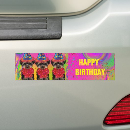 Yorkie Poo Autoaufkleber (Auf Auto)