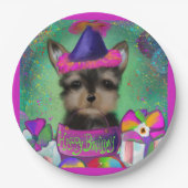 YORKIE POO BIRTHDAY PAPPTELLER (Vorderseite)