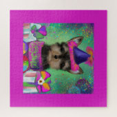 YORKIE POO BIRTHDAY PUZZLE (Horizontal)