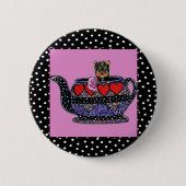 Yorkie Poo Button (Vorderseite)
