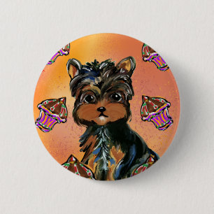 Yorkie Poo Button