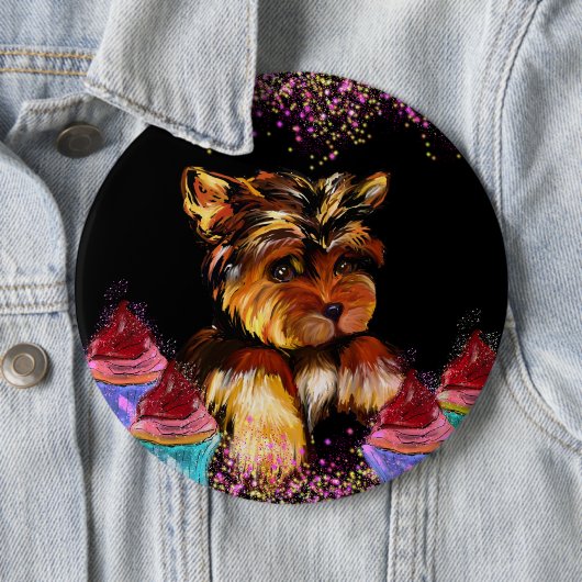 Yorkie Poo Button (Beispiel)