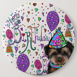 Yorkie Poo Button