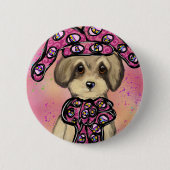 Yorkie Poo Button (Vorderseite)