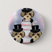 Yorkie Poo Button (Vorderseite)