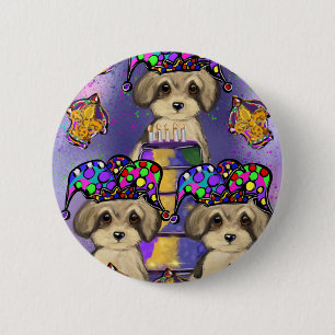 Yorkie Poo Button