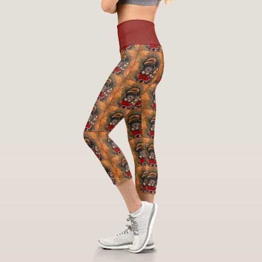 Yorkie Poo Capri Leggings (Links)