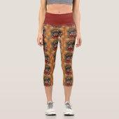 Yorkie Poo Capri Leggings (Vorderseite)