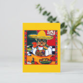 Yorkie Poo Cinco de Mayo Postkarte (Stehend Vorderseite)