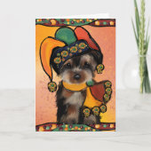 Yorkie Poo Dankeskarte (Vorderseite)