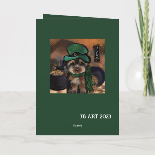 Yorkie Poo Dankeskarte (Rückseite)