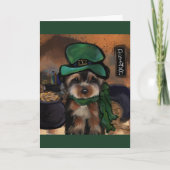 Yorkie Poo Dankeskarte (Vorderseite)