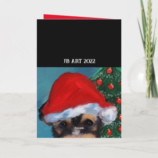 Yorkie Poo Dankeskarte (Rückseite)