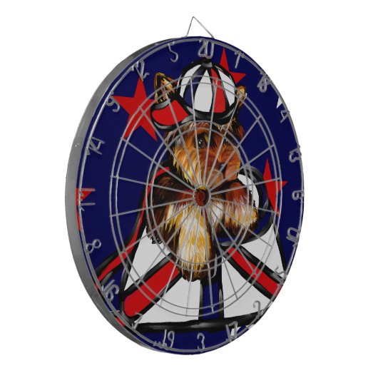 YORKIE POO DARTSCHEIBE (Vorderseite Links)