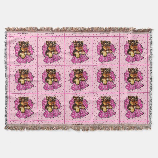 Yorkie Poo Decke (Vorderseite)