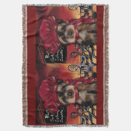 YORKIE POO DECKE (Vorderseite Vertikal)