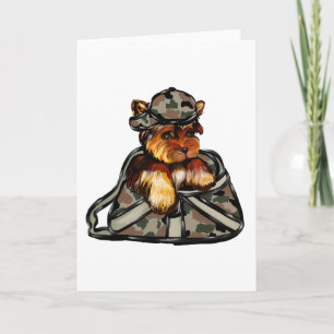 YORKIE POO FEIERTAGSKARTE