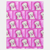 YORKIE POO FLEECEDECKE (Vorderseite)