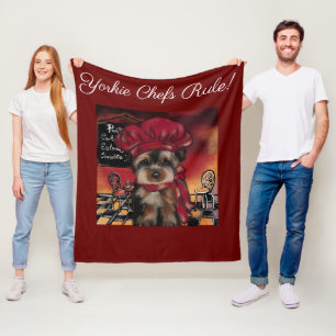 YORKIE POO FLEECEDECKE