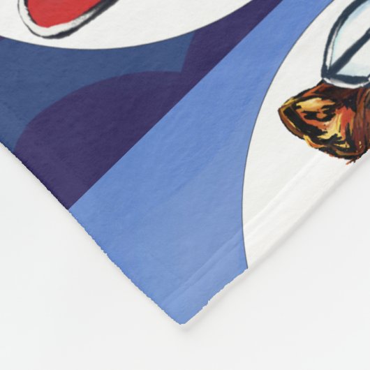 Yorkie Poo Fleecedecke (Ecke)