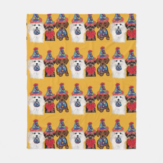 Yorkie Poo Fleecedecke (Vorderseite)
